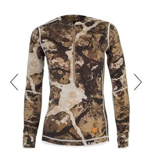 First Lite womens wick quarter zip shirt